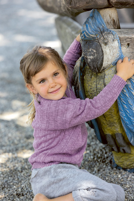 Linen-Cotton Blend Summer Jumper – Lightweight, Soft & Naturally Dyed - Lovely Margarethe