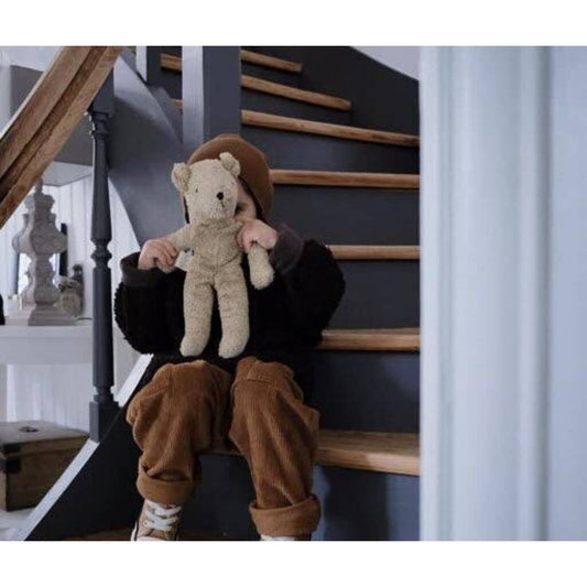 Senger Naturwelt Floppy Bear (Medium, Beige) | Organic Cotton Plush Stuffed Animal