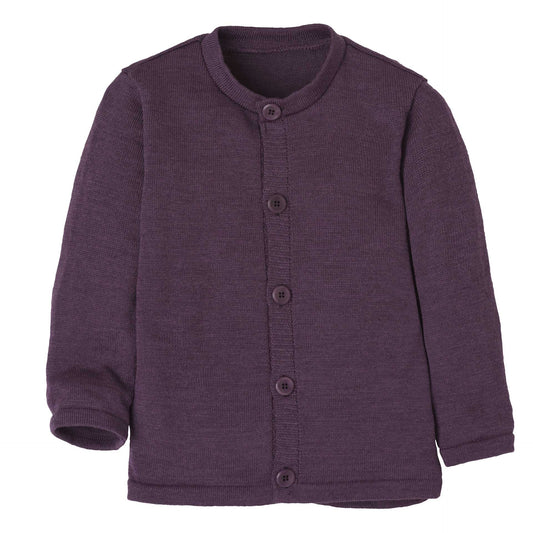 disana Knitted Wool Cardigan for Babies & Kids | Organic Merino Wool Sweater