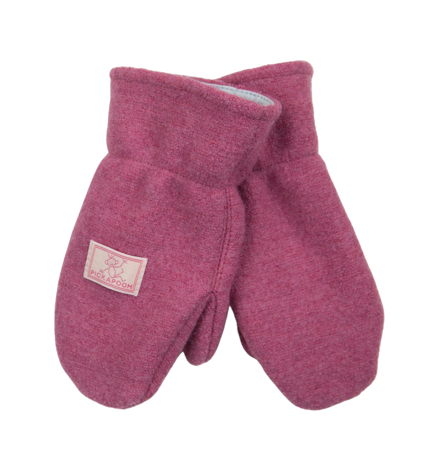 Pickapooh Boiled Wool Mittens with Wool-Silk Lining – Organic Kids Mittens Made in Germany