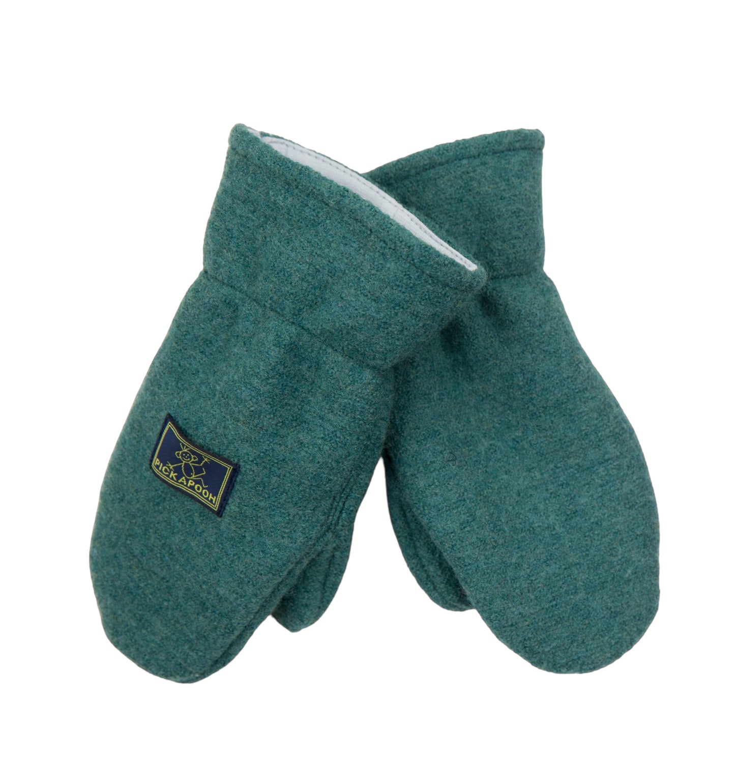 Pickapooh Boiled Wool Mittens with Wool-Silk Lining – Organic Kids Mittens Made in Germany