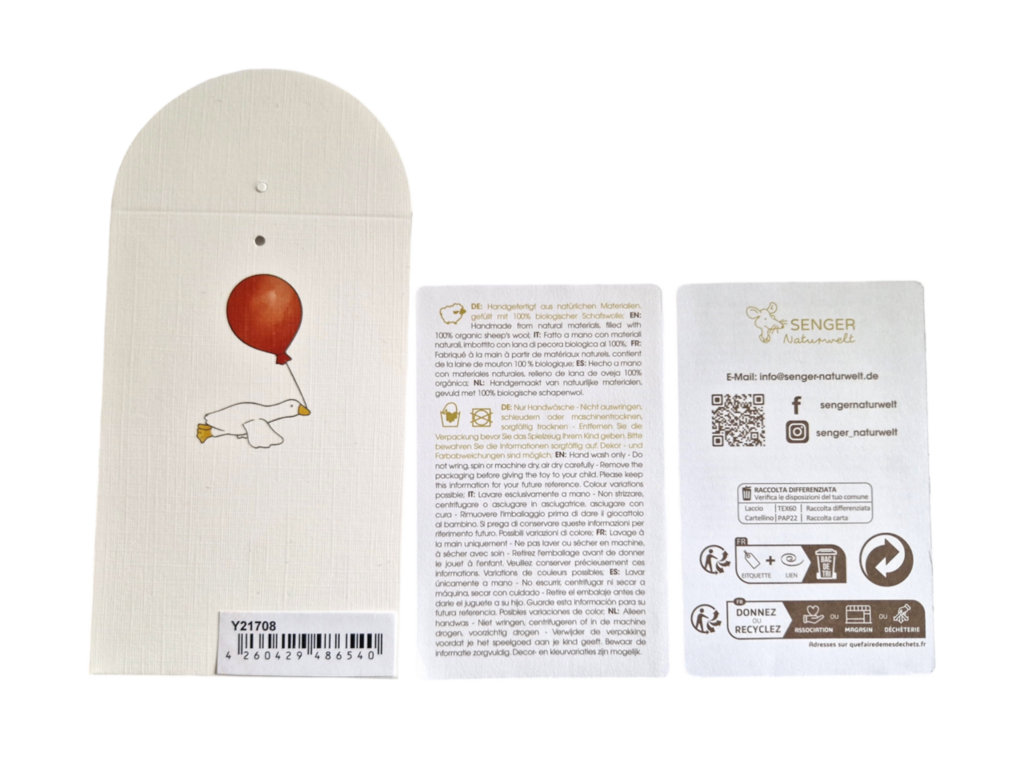 Senger Natur - Floppy Animal white Rabbit