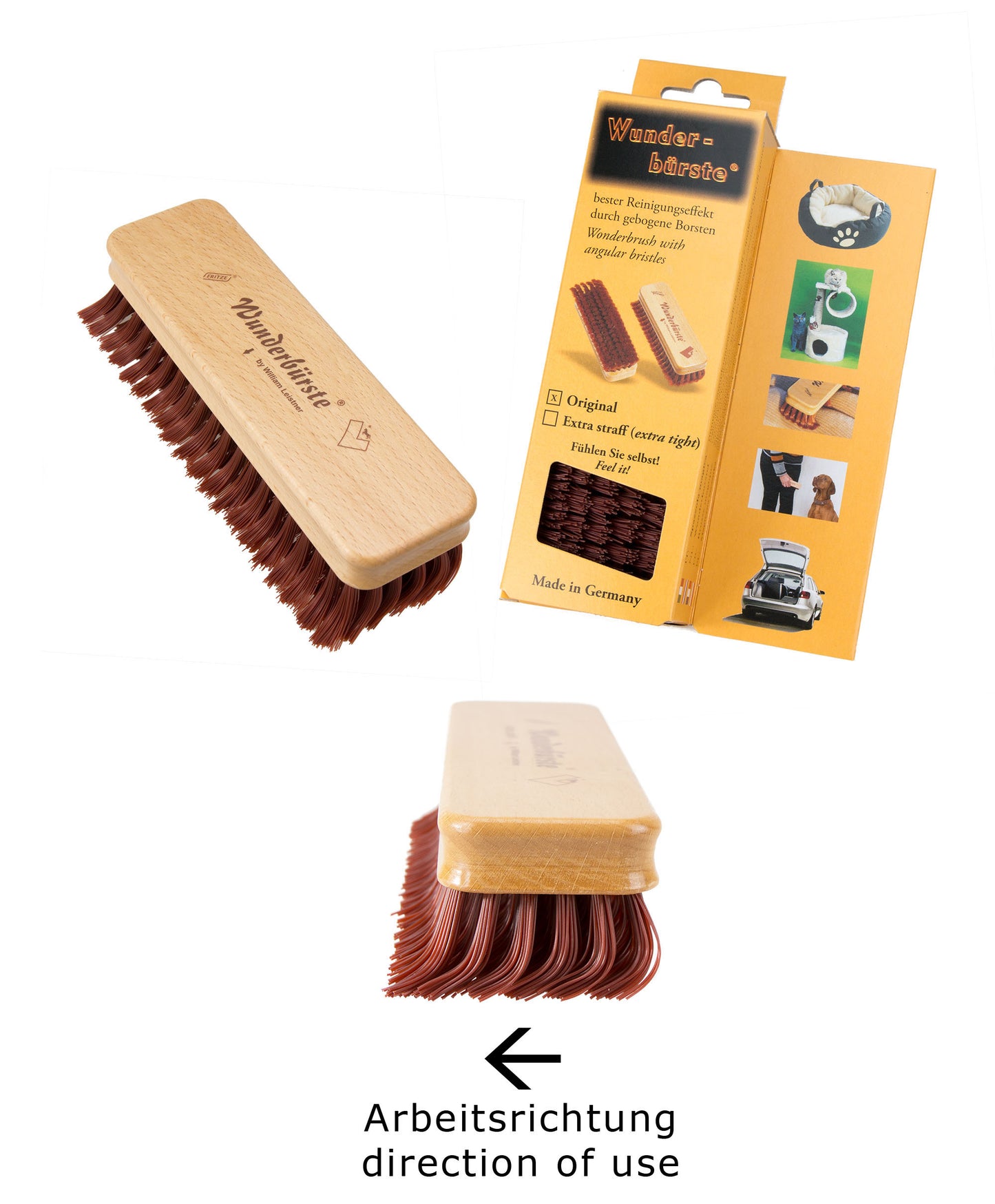 Engel Wonderbrush / Wunderbürste Clothing Brush | Pet Hair & Lint Remover by William Leistner