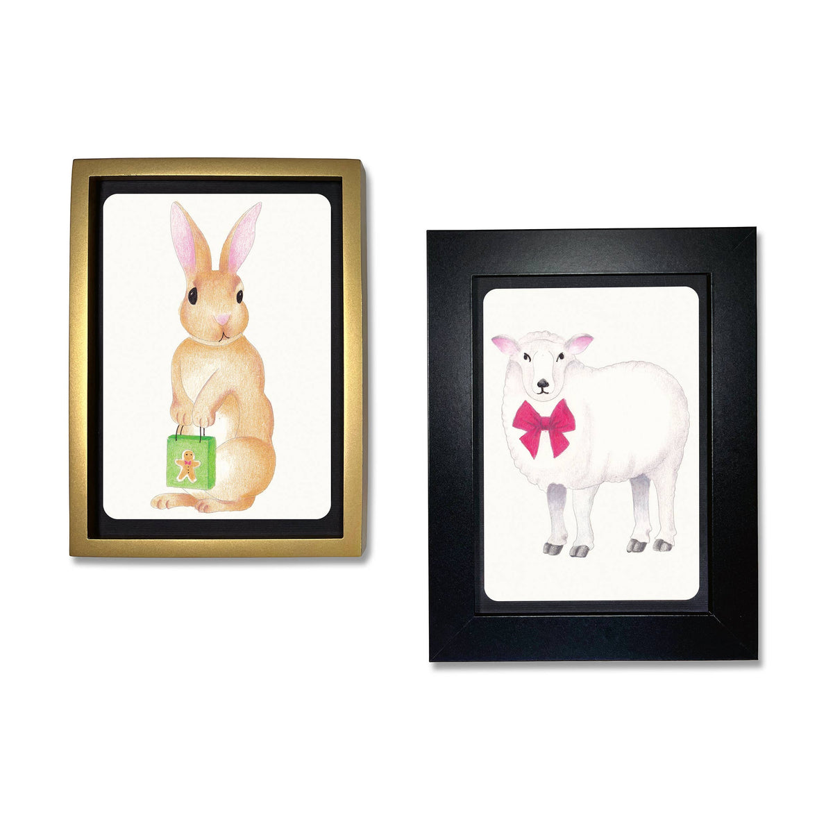 Coloring Postcards - Winter Animals & Christmas | Holiday