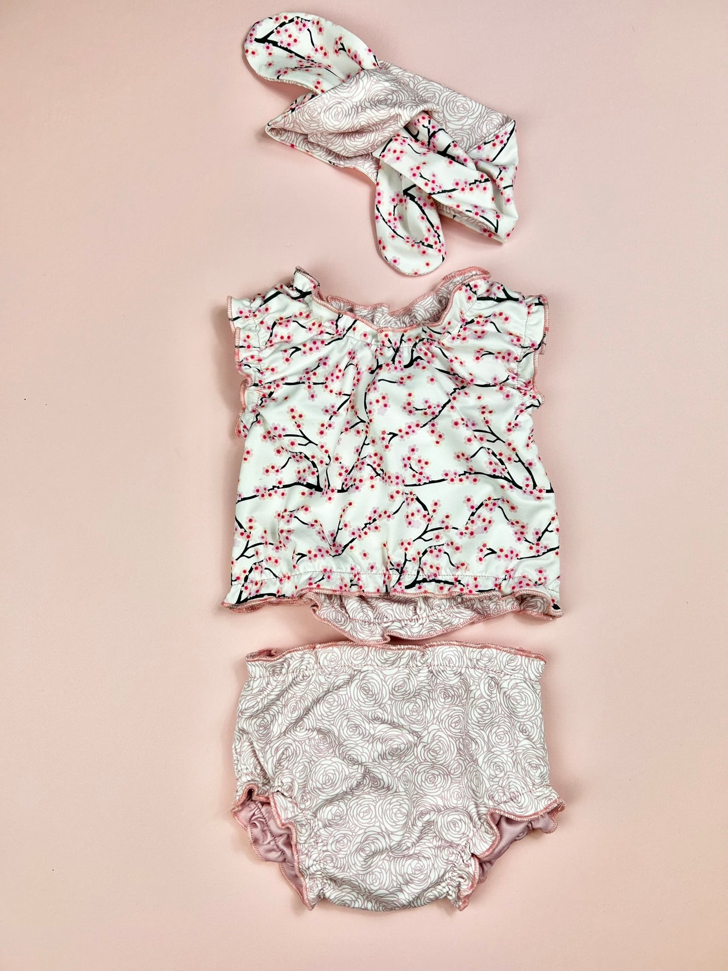 Reversible Baby Girl Tankini – UPF 50+ Sun‑Safe Swimwear