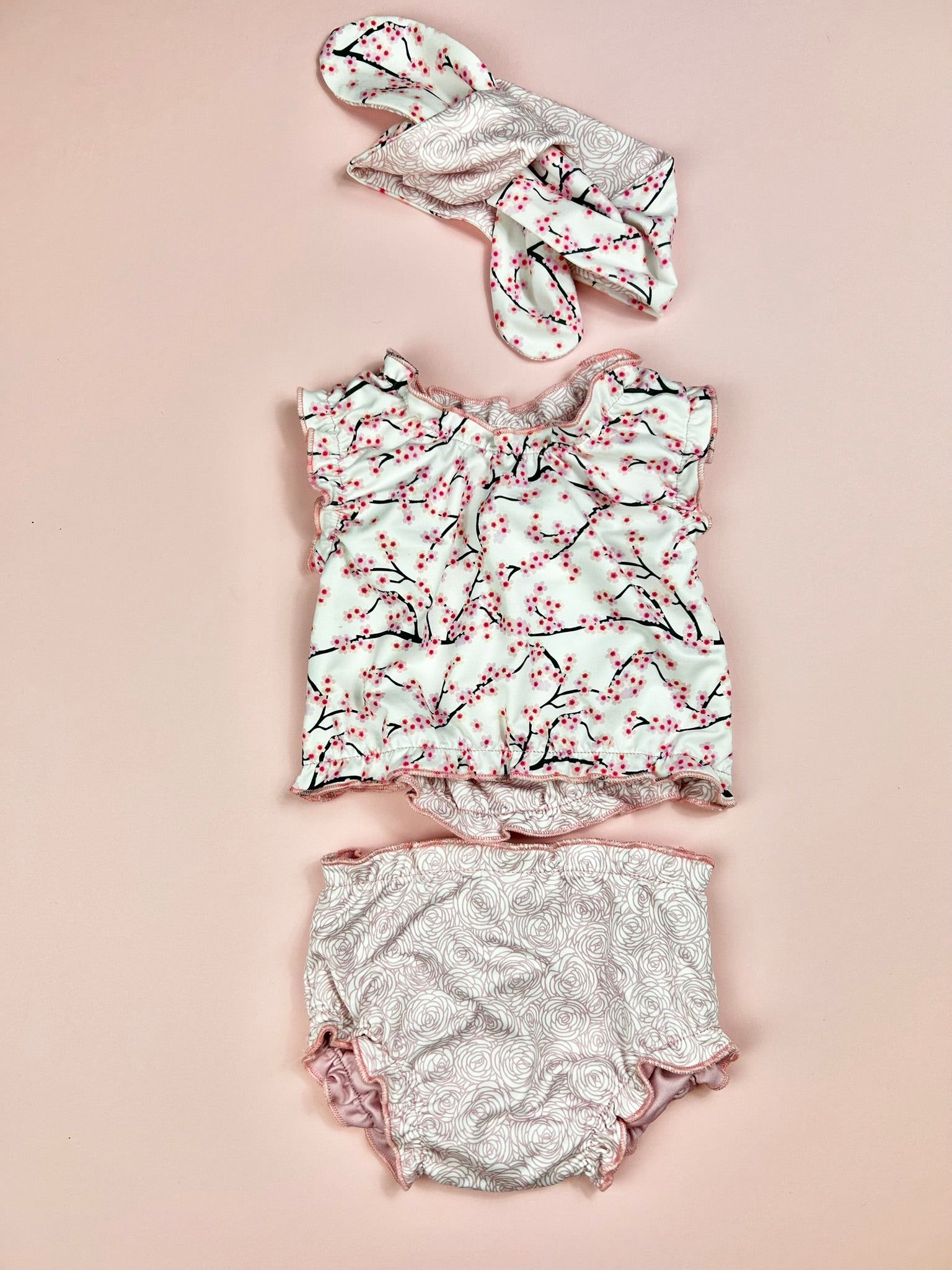 Reversible Baby Girl Tankini – UPF 50+ Sun‑Safe Swimwear - Lovely Margarethe