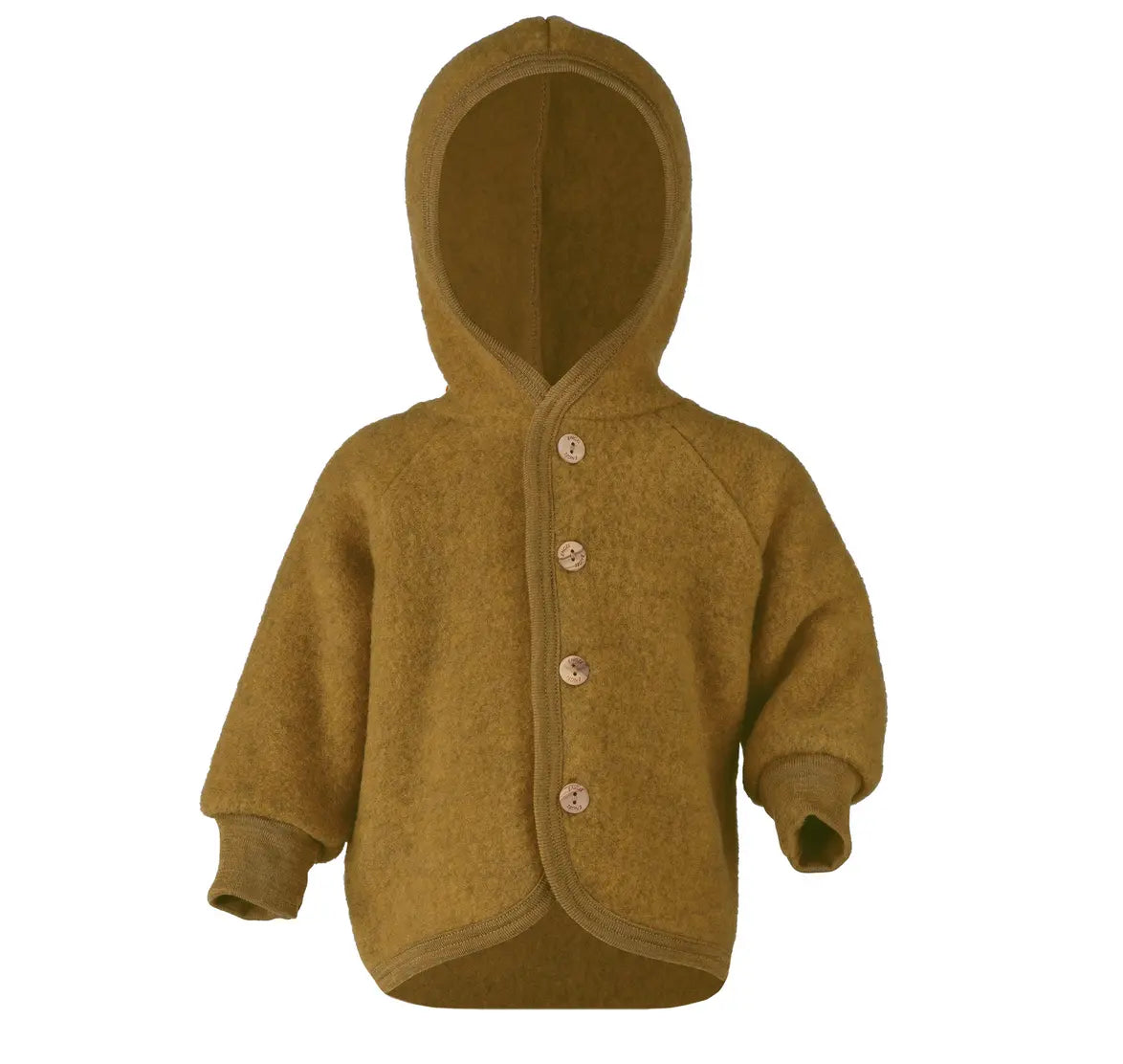 Engel Baby & Kids Hooded Wool Fleece Jacket