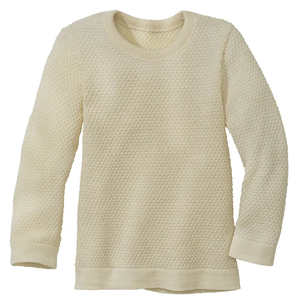 Honeycomb Wool Sweater disana