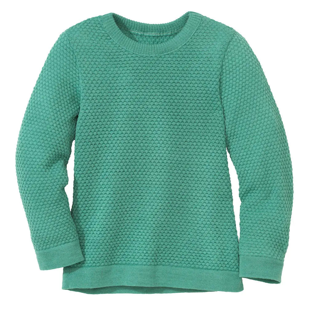 Honeycomb Wool Sweater disana