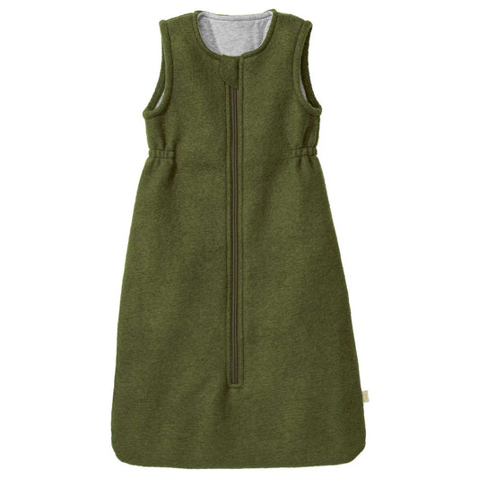 Cozy Boiled Wool Sleeping Bag with Organic Cotton Lining – Warm & Breathable Baby Sleep Sack - Lovely Margarethe