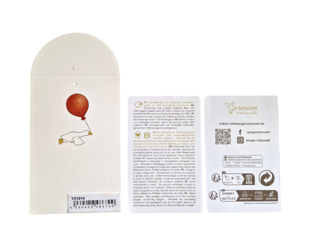 handmade Senger stuffed animal dog