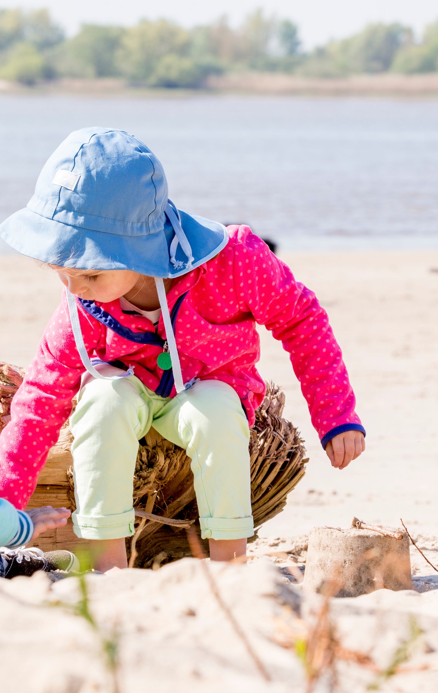 Pickapooh Feuerwehr Organic Cotton Sun Hat | UV60 &amp; UV80 Protection