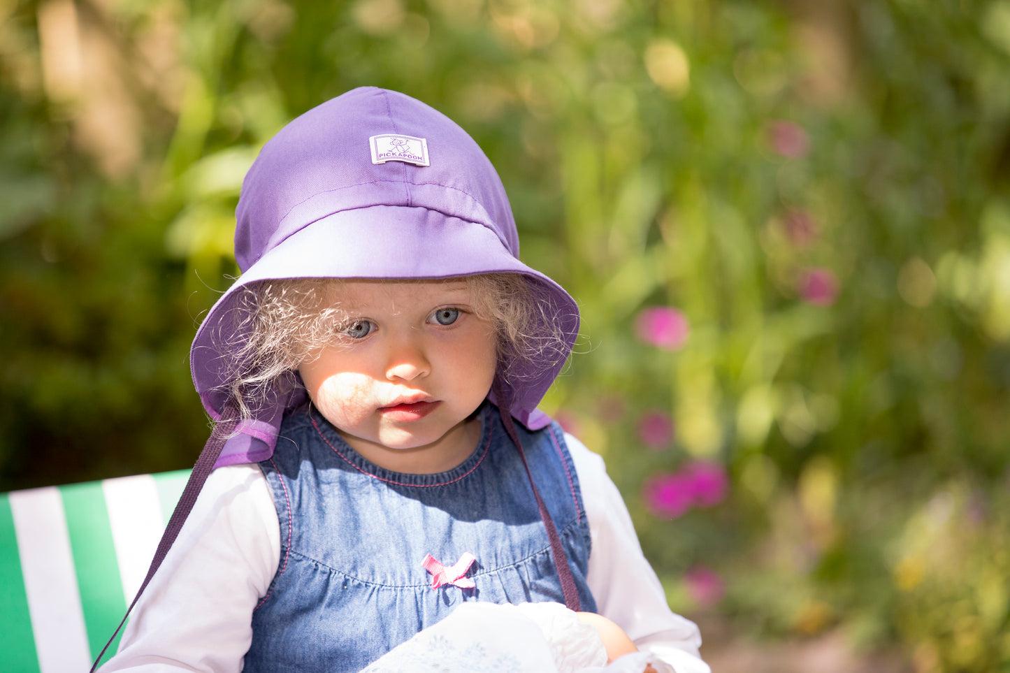 Pickapooh Feuerwehr Organic Cotton Sun Hat | UV60 &amp; UV80 Protection