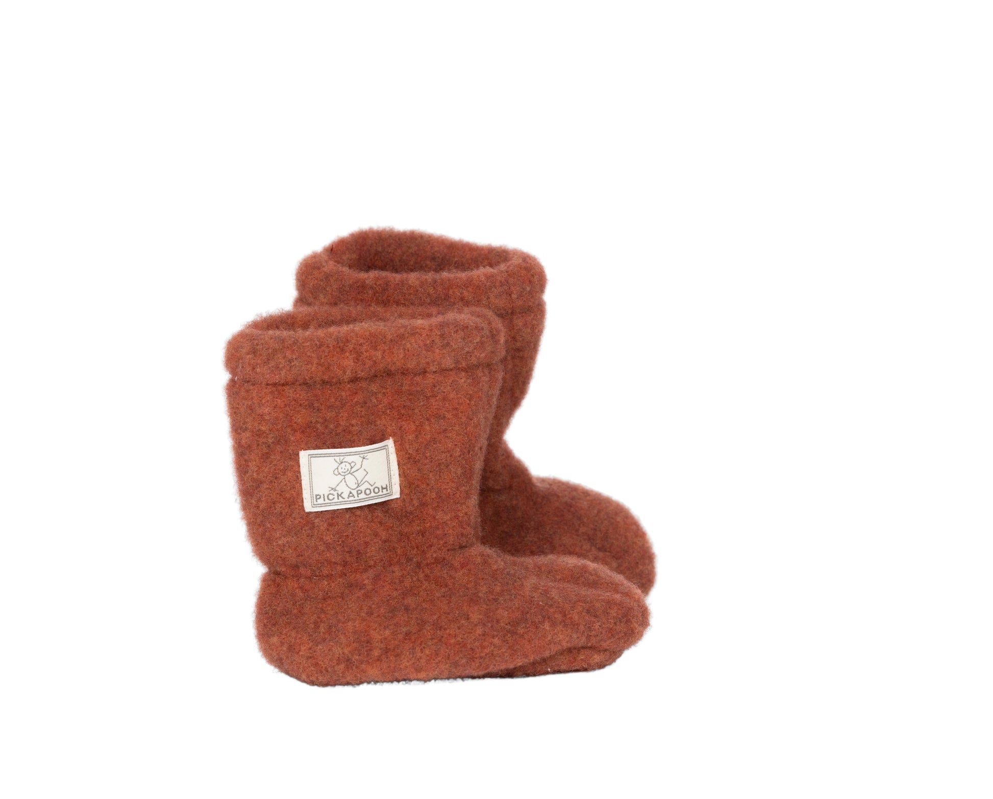 Unisex Baby Wool Fleece Booties / Adjustable Infant Shoes - Lovely Margarethe