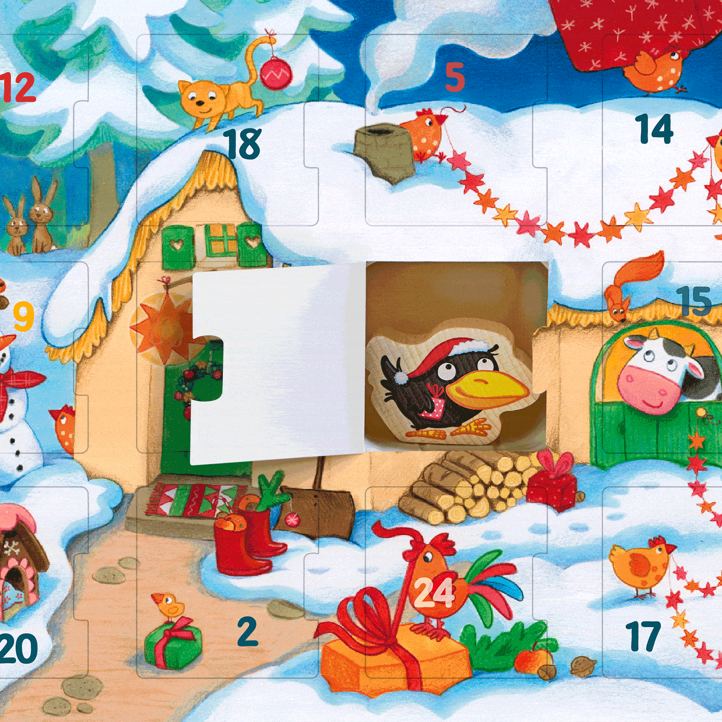 My First Advent Calendar - Farmyard Animals