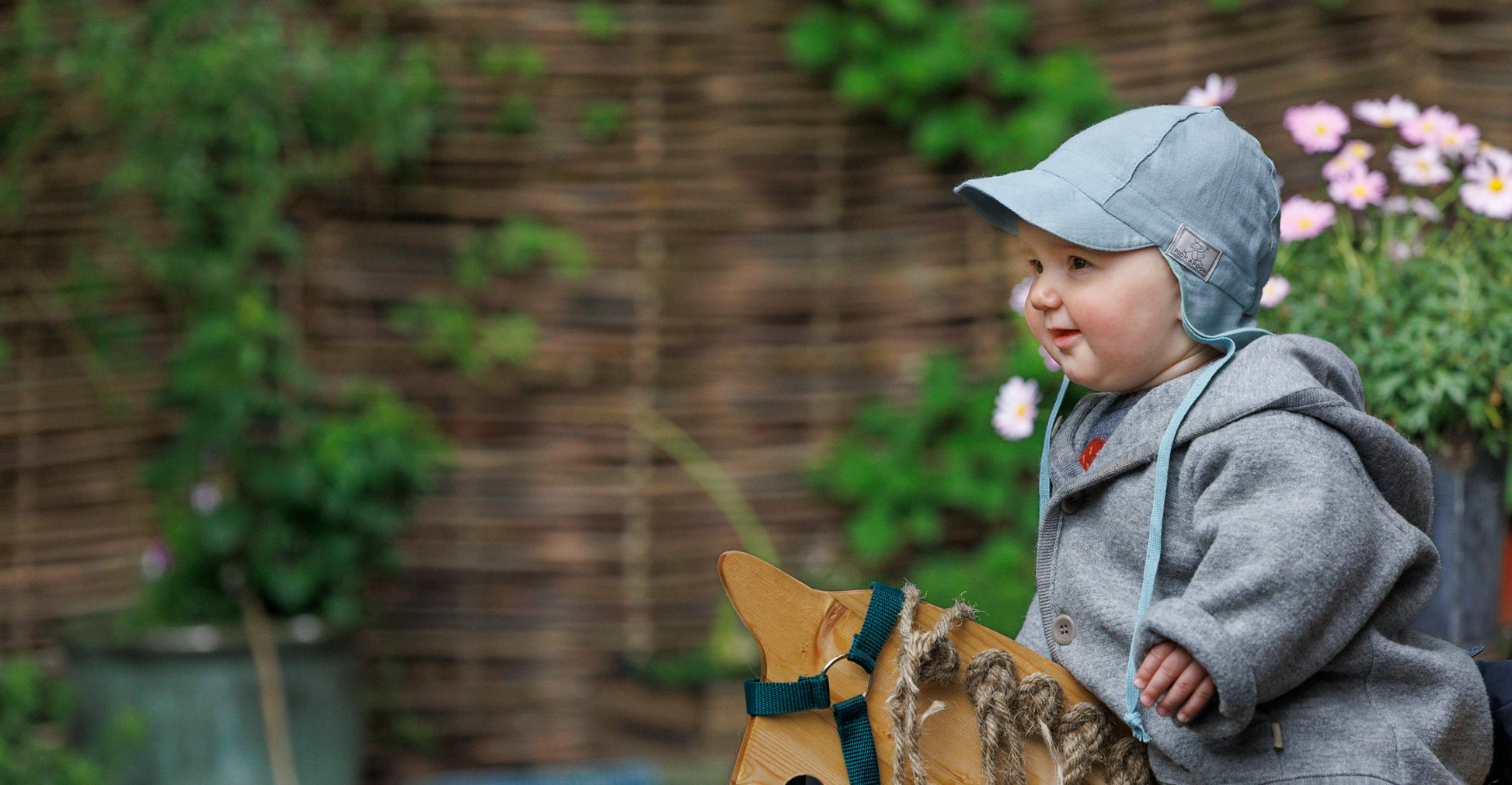 Pickapooh Tony Hat – Lightweight 100% Organic Muslin Sun Hat for Babies and Kids - Lovely Margarethe