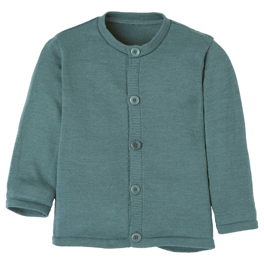 disana Knitted Wool Cardigan for Babies & Kids | Organic Merino Wool Sweater