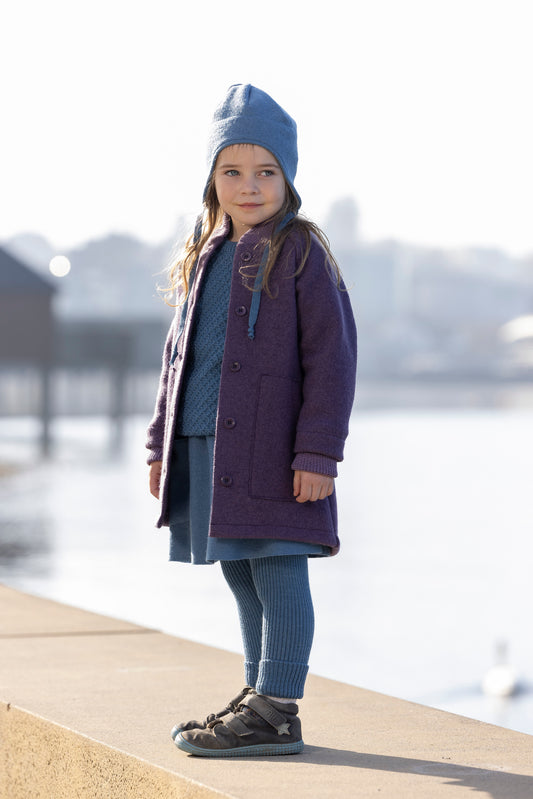 Disana Boiled Merino Wool Coat – Organic Kids Outerwear (Made in Germany)