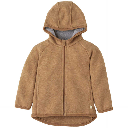 Disana Boiled Wool Zip-Up Coat