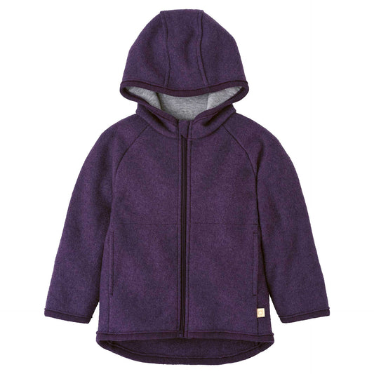 Disana Boiled Wool Zip-Up Coat