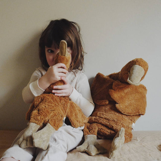 Senger Naturwelt rust goose organic cotton plush toy