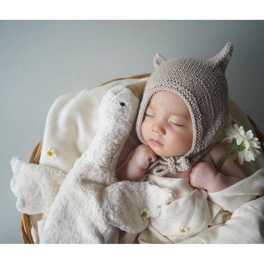 Senger Naturwelt Goose Warming Pillow (Small, White) | Organic Cotton Plush with Grain Insert