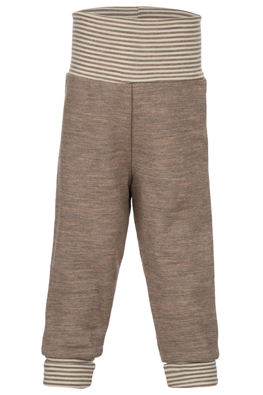Engel Natur Baby Wool Terry Pants with Long Waistband