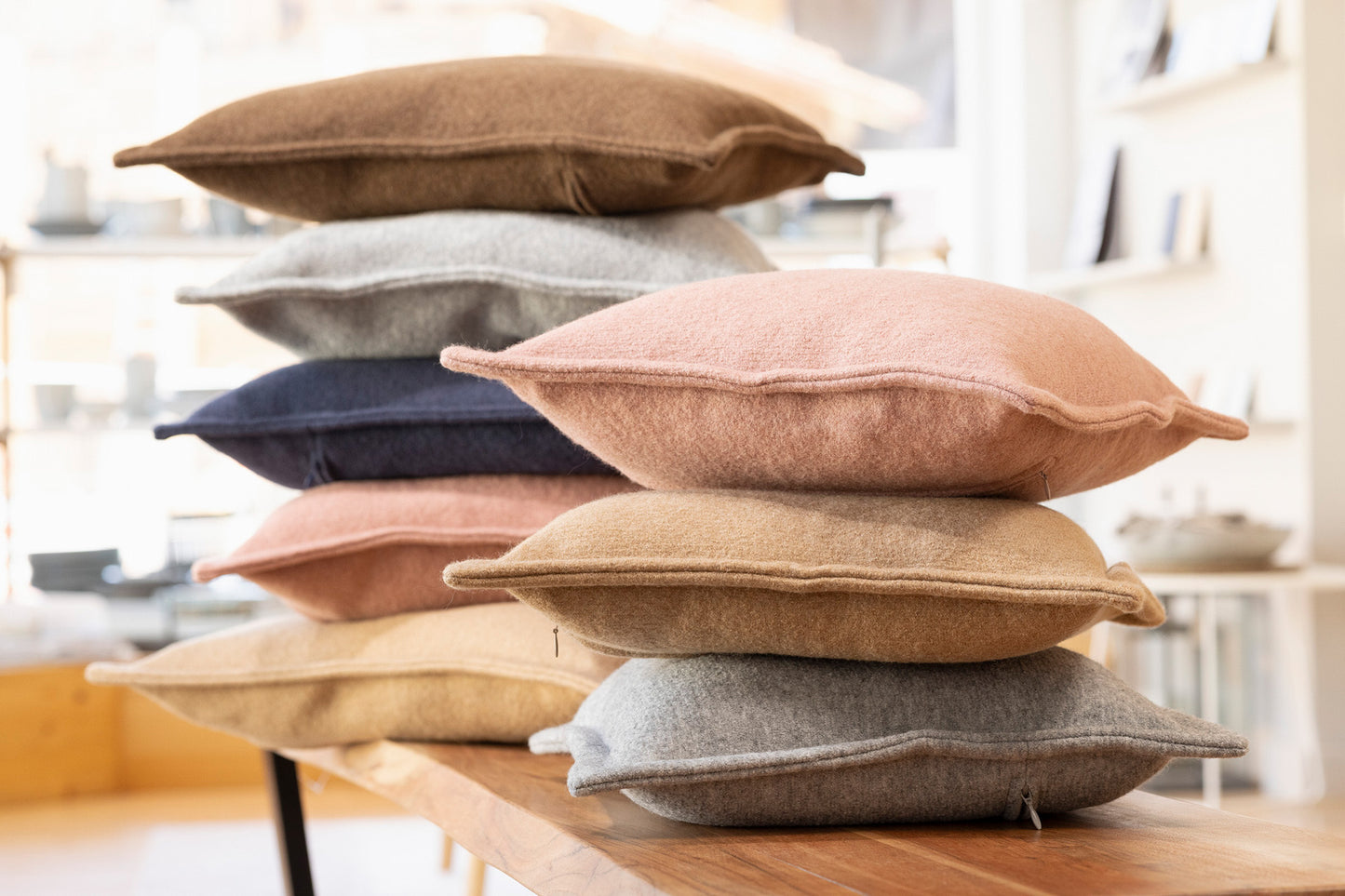 Organic Boiled Wool Pillowcase 40×40 cm | Disana Merino Wool Home Decor