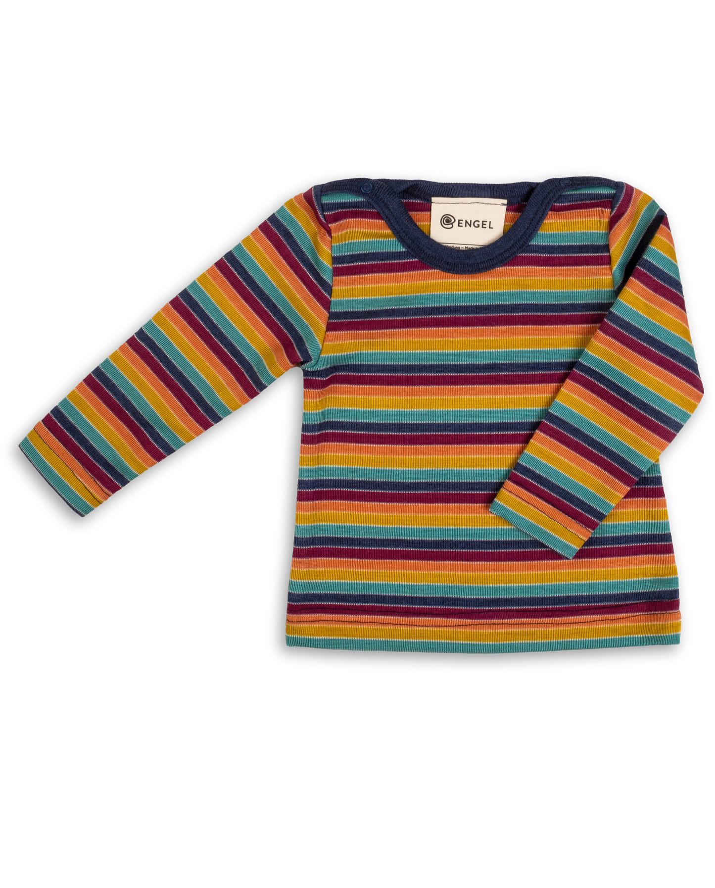Engel Natur Organic Wool & Silk Baby Shirt – Striped
