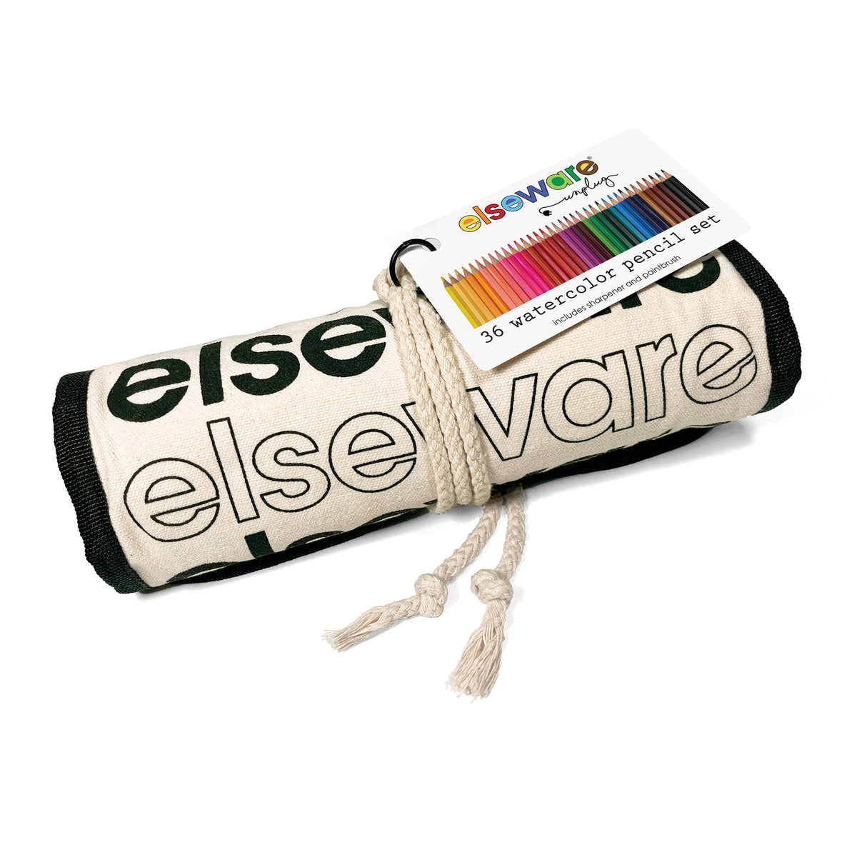 Watercolor Pencils - 36 Colors & Canvas Wrap | Holiday Gift