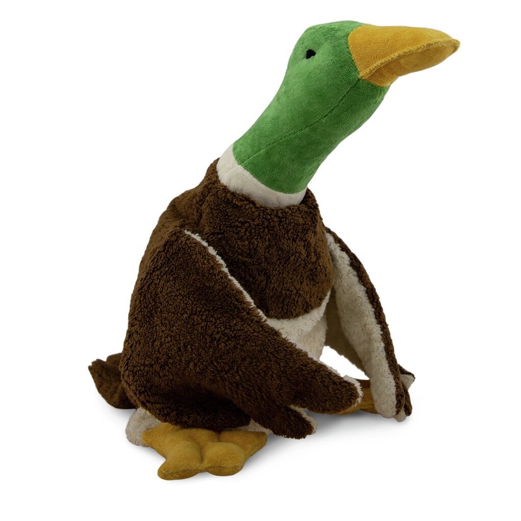 Senger Naturwelt Drake Warming Pillow (Large) | Organic Cotton Plush Cuddly Animal