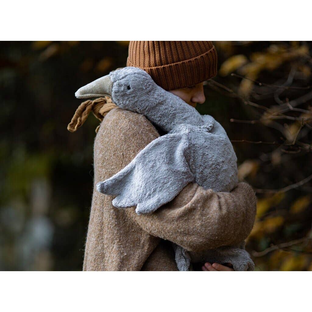 Senger Naturwelt large grey goose stuffed animal