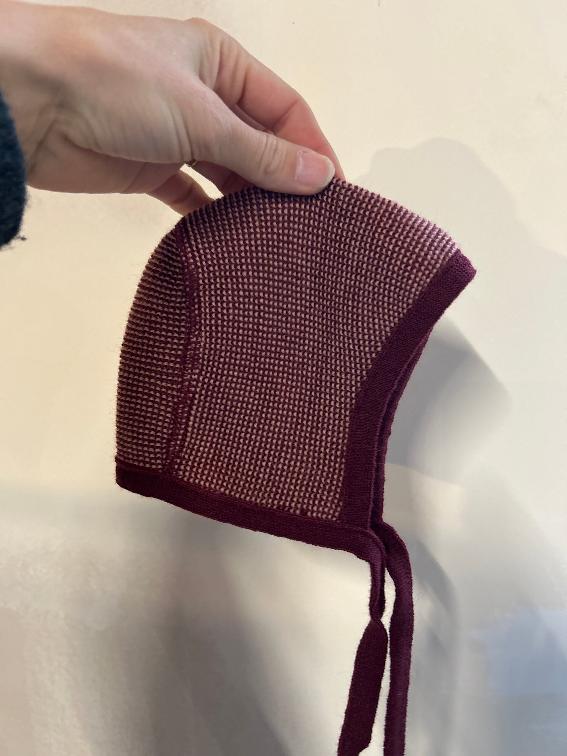 Disana Knitted Merino Wool Bonnet - Lovely Margarethe