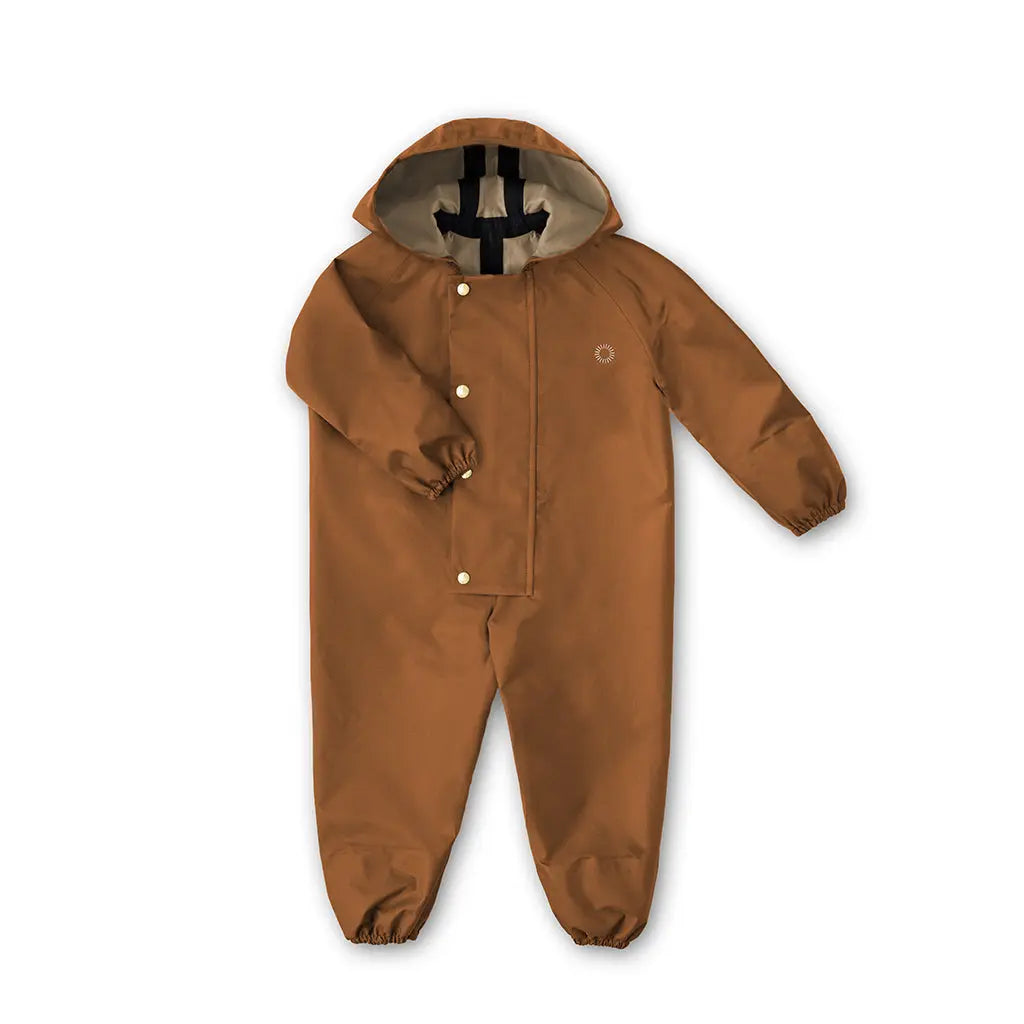 Baby One Piece Rain Suit with Hood Waterproof Coverall fairechild