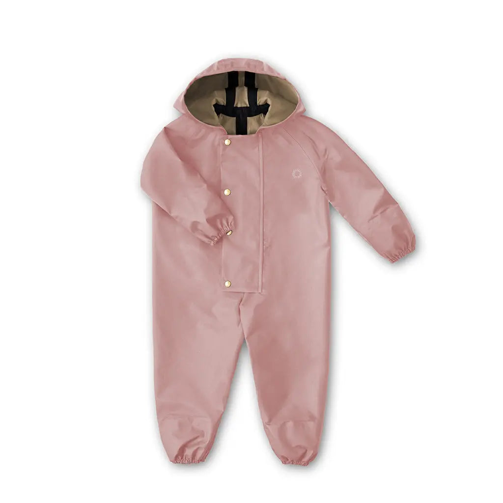 Baby One Piece Rain Suit with Hood Waterproof Coverall fairechild