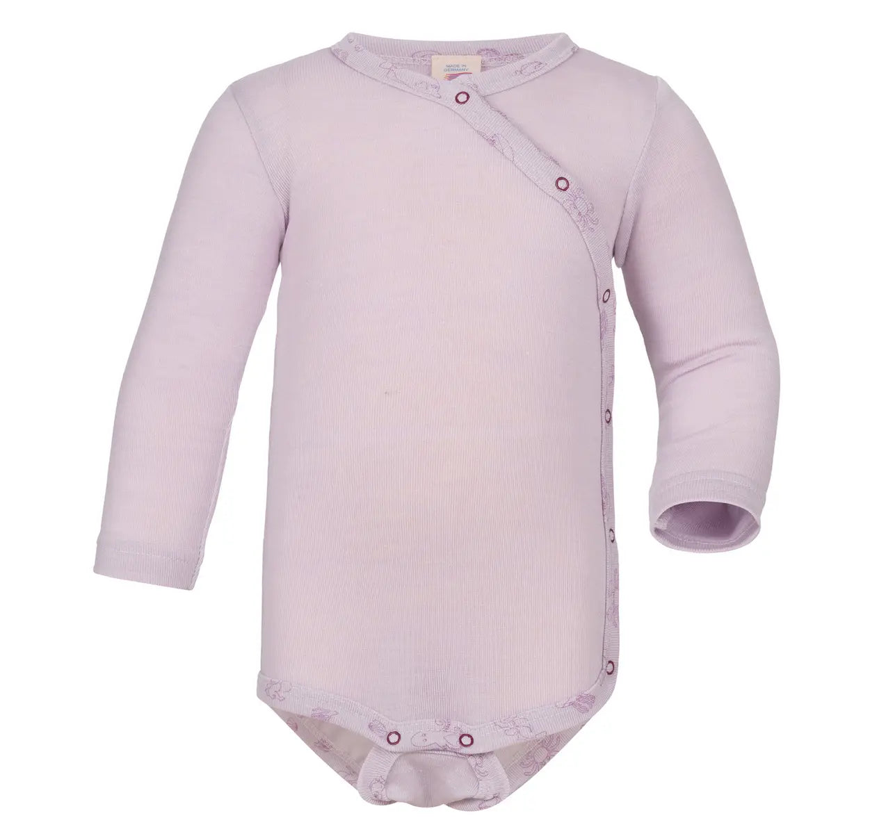 Baby Wool/Silk Long-Sleeved Bodysuit Engel
