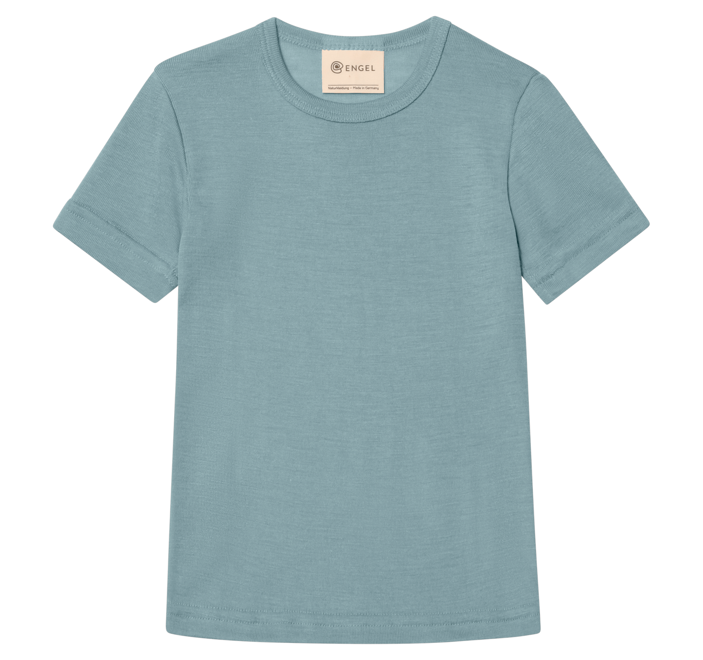 blue Engel kids wool and silk shirt made from organic merino blend