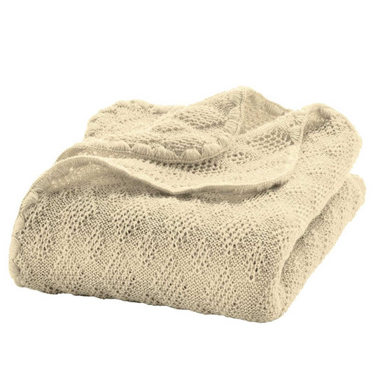 Merino Wool Baby Blanket - Lovely Margarethe