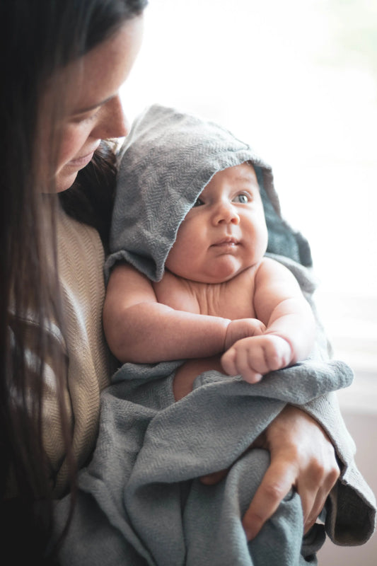 Hooded Turkish Baby Towel House of Jude