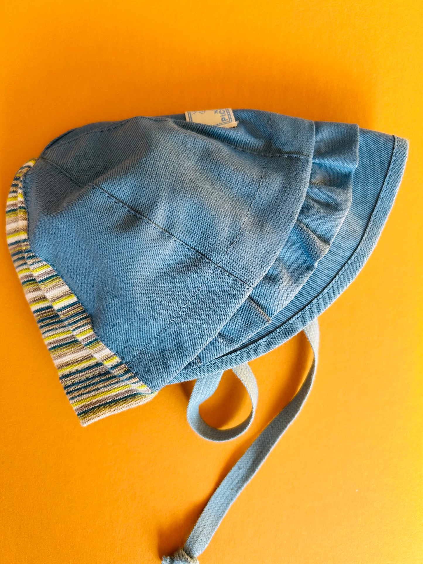 Pickapooh Emma Baby Sun Bonnet – UV Protective Organic Cotton