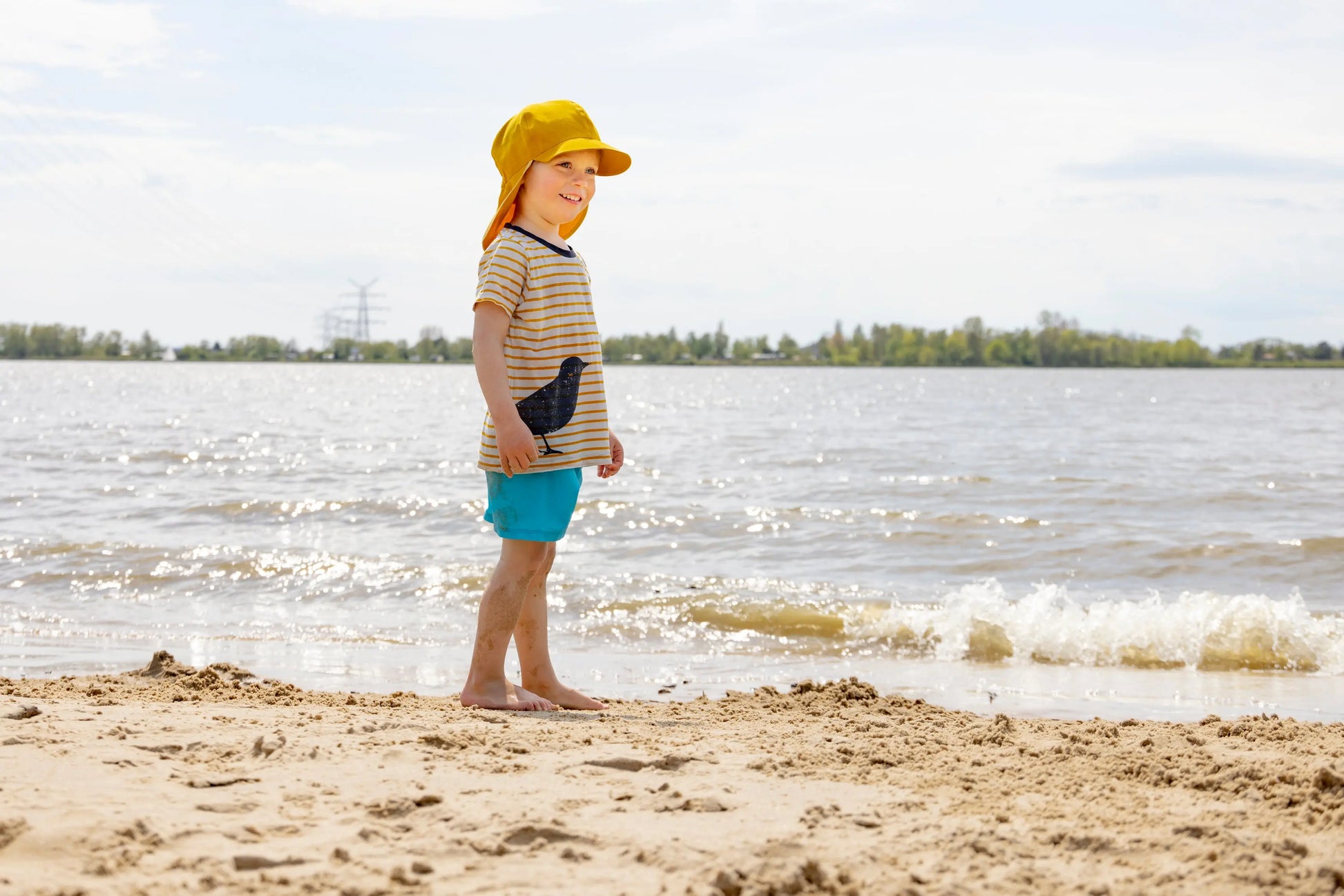 Organic Cotton Kids' Sun Hat with UV Protection Pickapooh