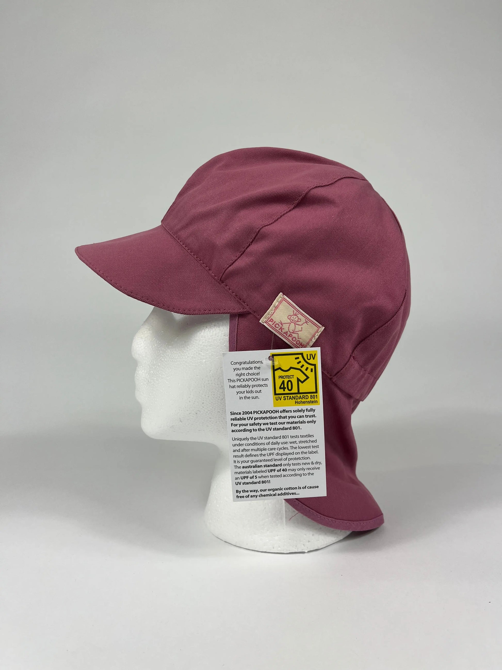 Organic Cotton Kids' Sun Hat with UV Protection Pickapooh