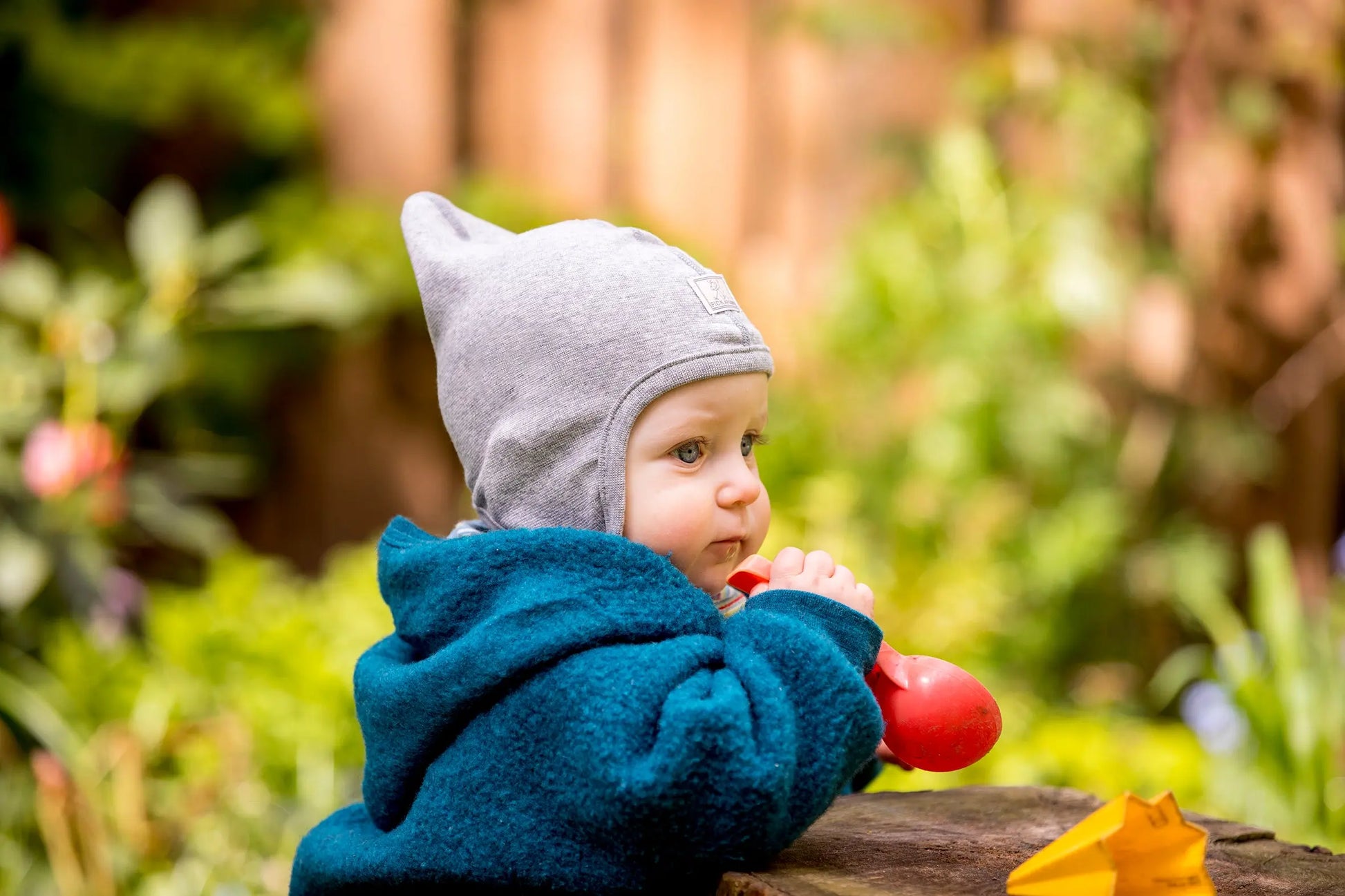 Organic Wool & Silk Bonnet Zoe Pickapooh