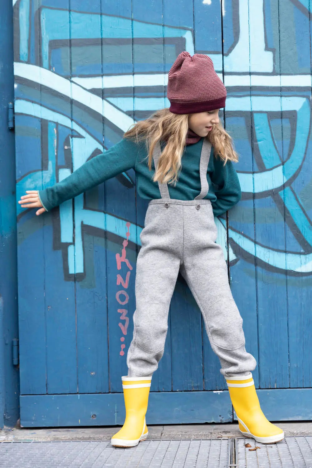 Toddler Disana Organic Boiled Wool Dungarees Lovely Margarethe