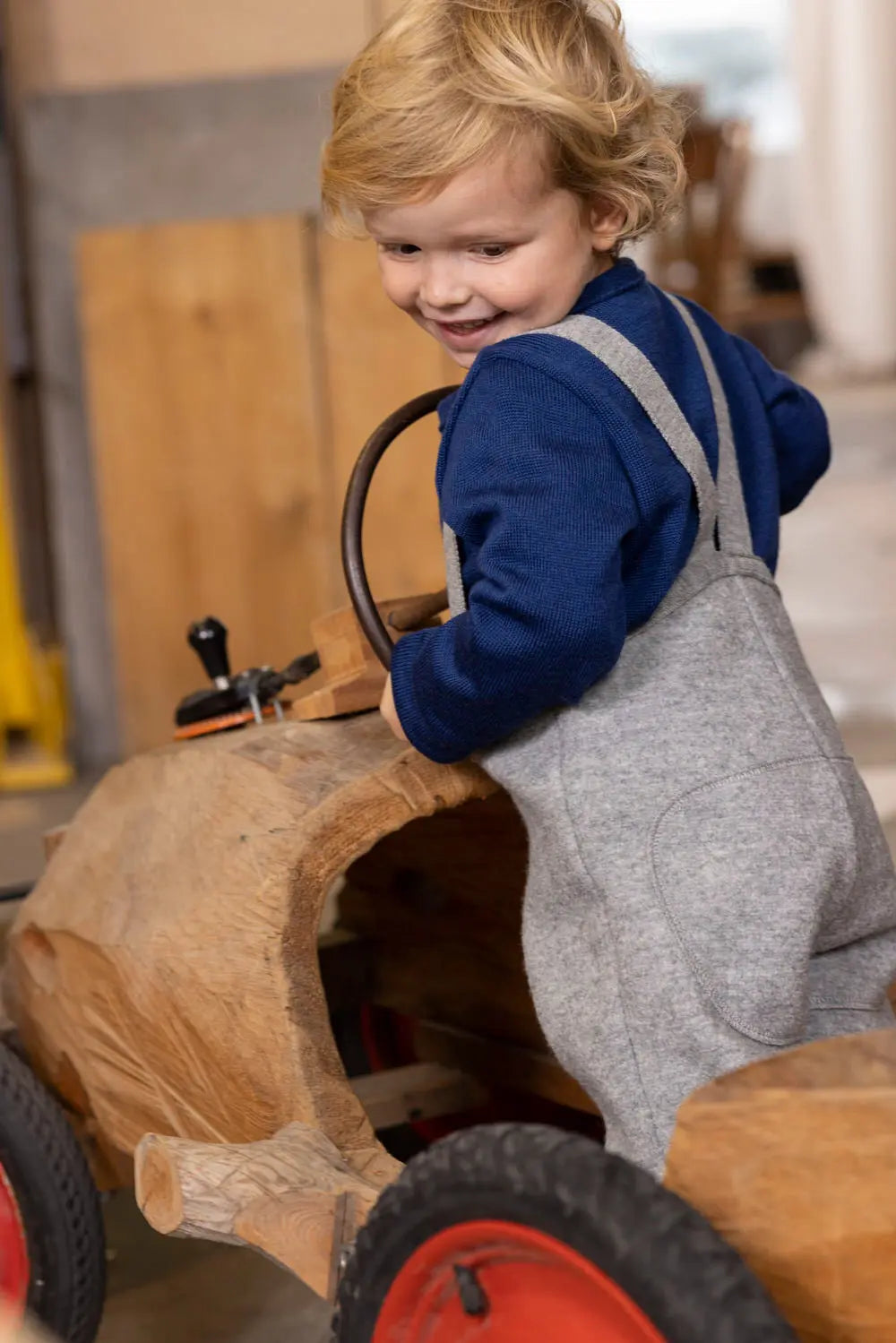Toddler Disana Organic Boiled Wool Dungarees Lovely Margarethe
