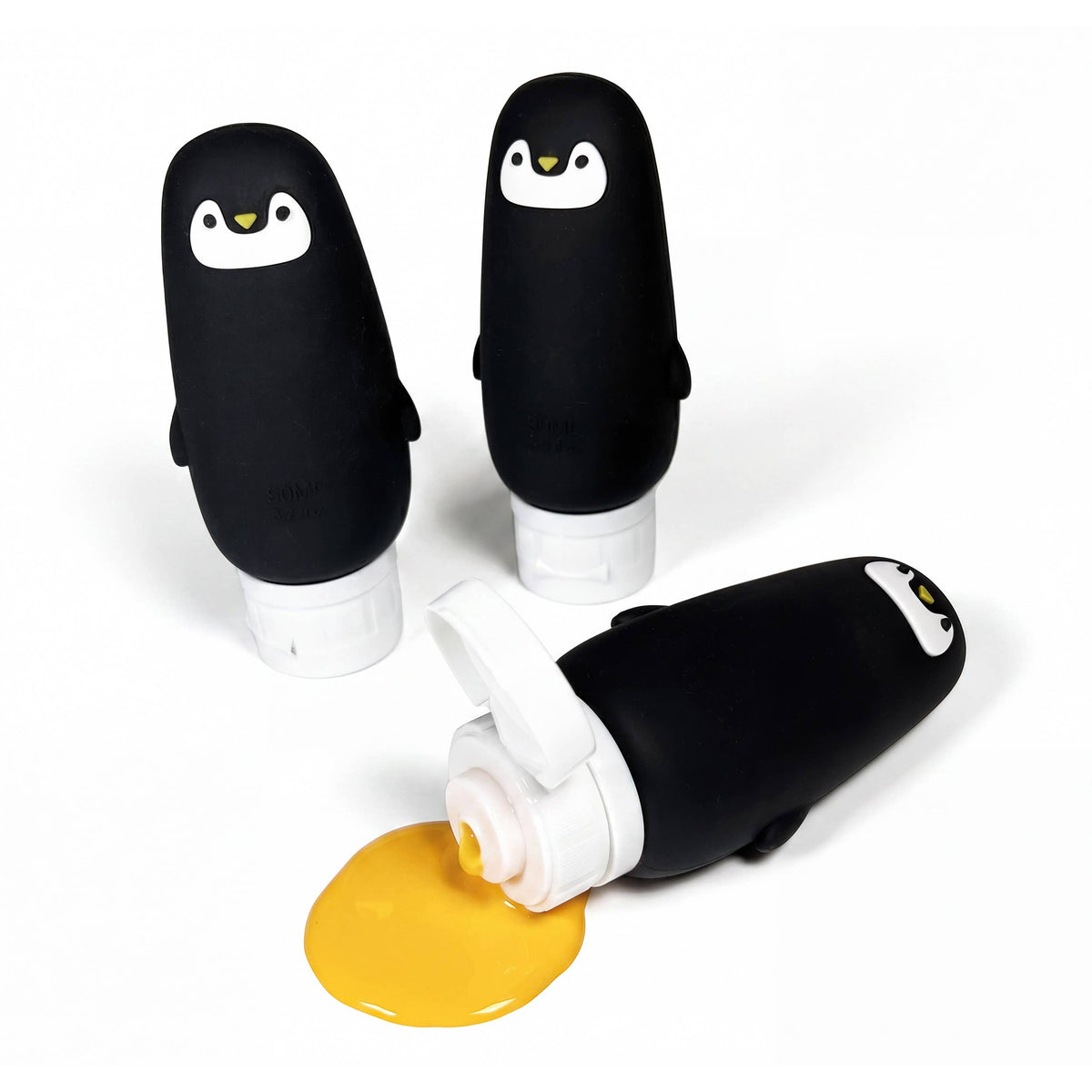 Bath Paints - 3 Reusable Penguins | Holiday Gift for Kids