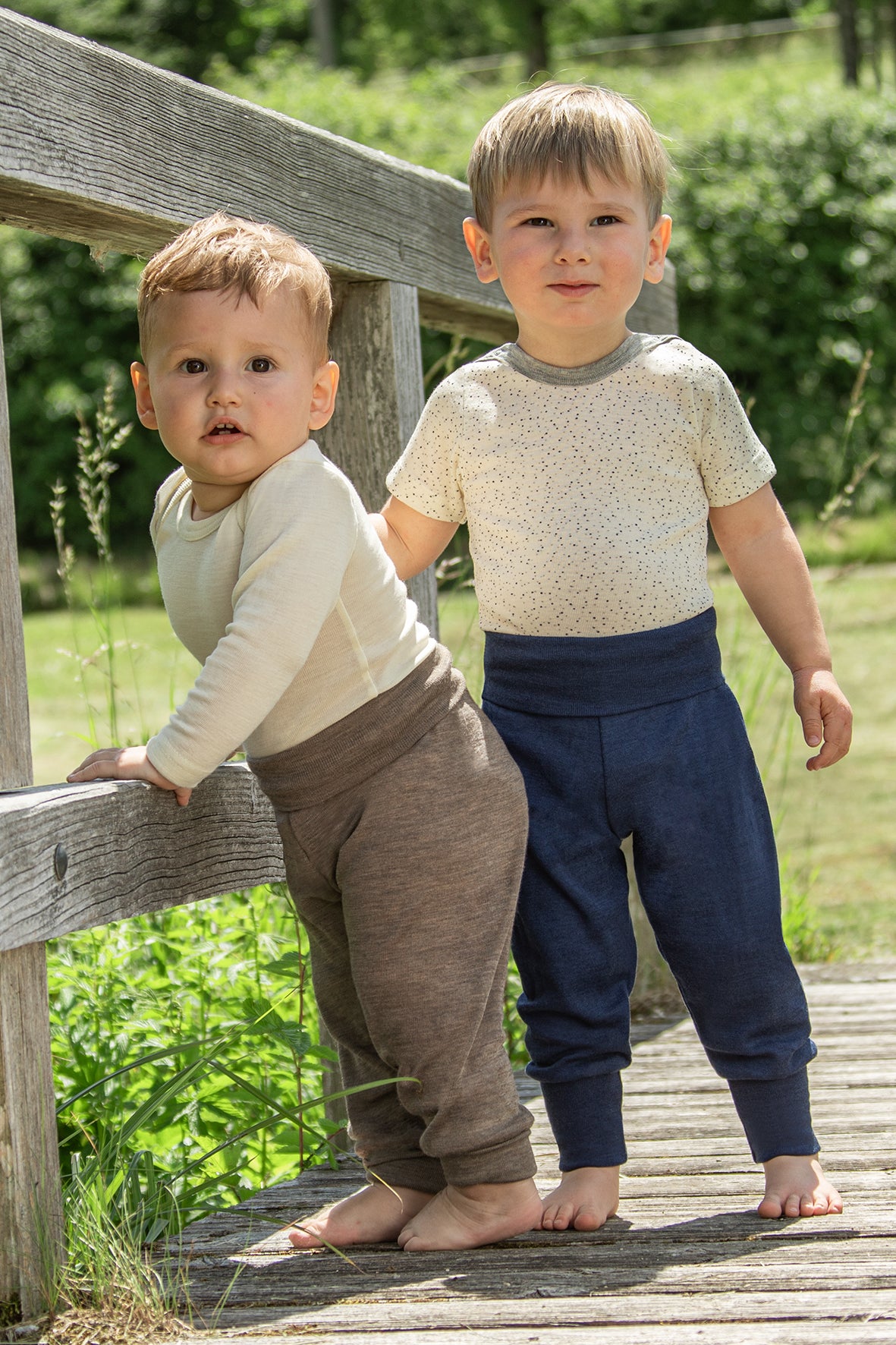 Organic Merino Wool & Silk Baby Pants — Engel Natur