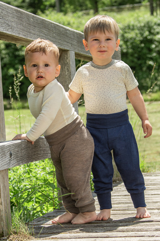 Organic Merino Wool & Silk Baby Pants — Engel Natur