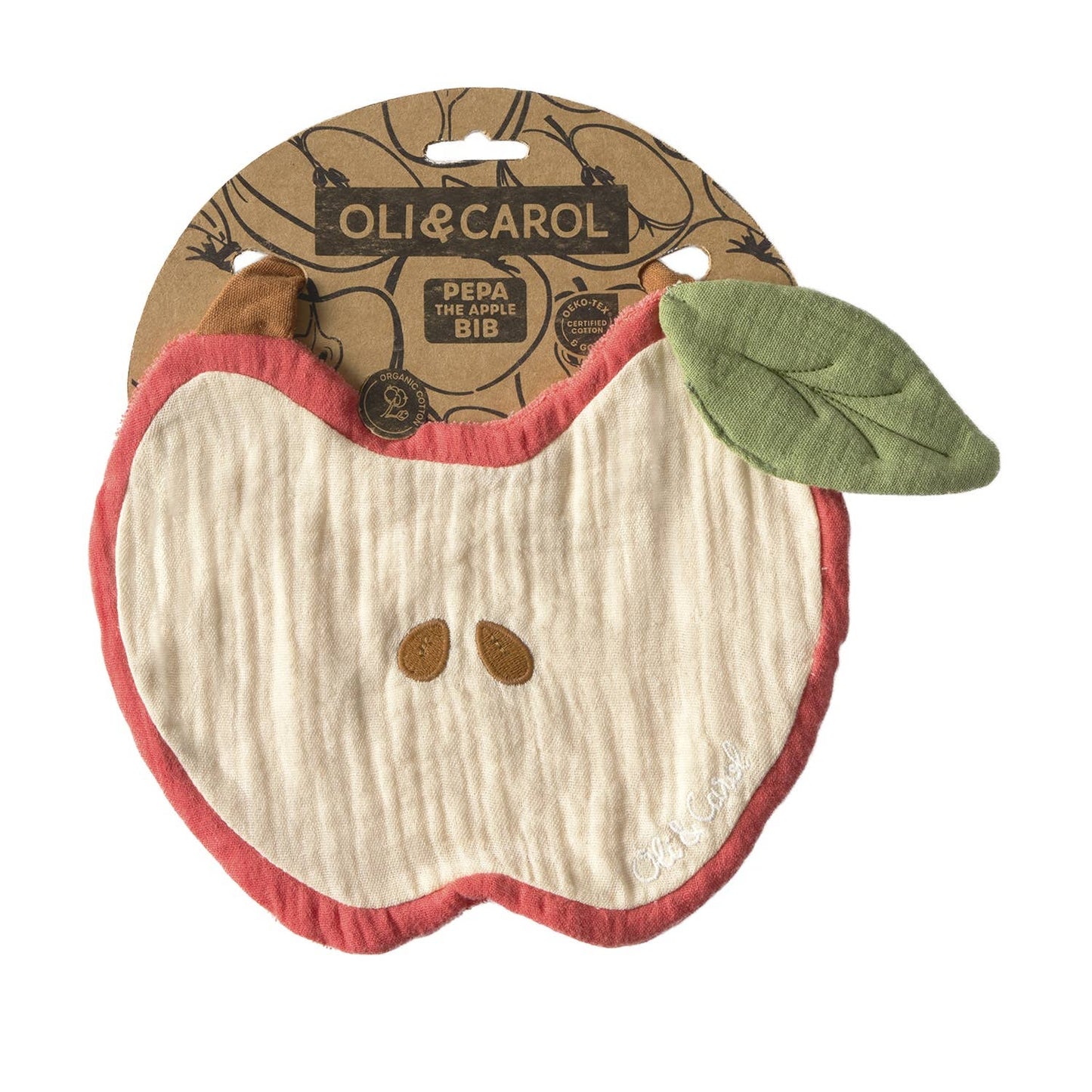 Oli & Carol Pepa the Apple Bib